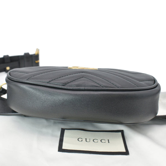 NWT Gucci Marmont Belt Bag GG Small Belt bag Size 75 476434