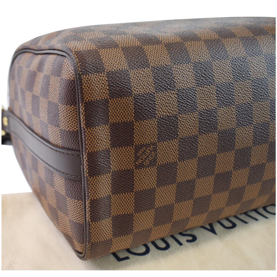 Speedy bandoulière leather handbag Louis Vuitton Brown in Leather - 32039404