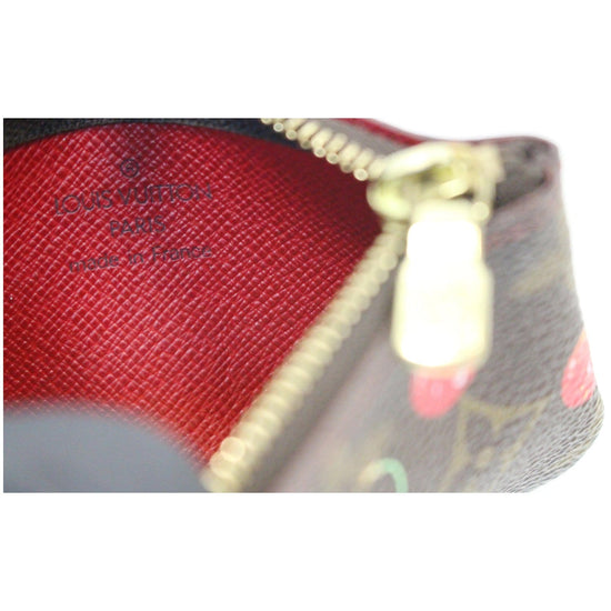 LOUIS VUITTON Monogram Cherry Cherries Pochette Accessoires Pouch Purse