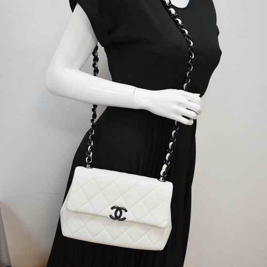 Chanel White Caviar My Everything Tote Large Q6B51N0FW5000