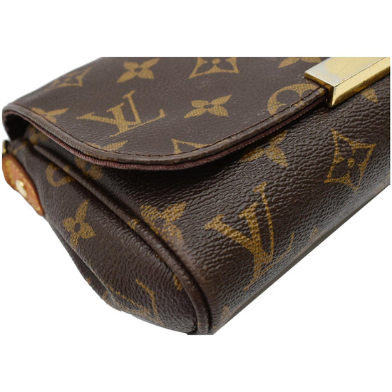 Cloth clutch bag Louis Vuitton Brown in Cloth - 24510589