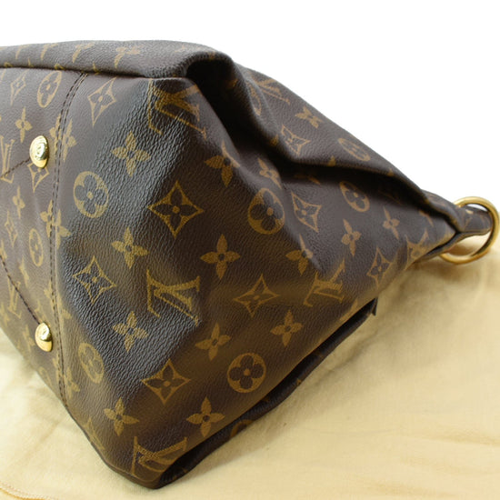 Louis Vuitton Artsy MM Brown Monogram Canvas Hobo Shoulder Bag, Great  condition