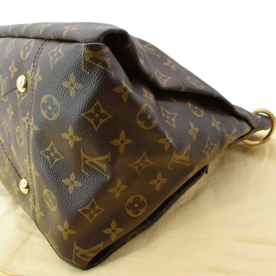 LOUIS VUITTON Artsy MM Monogram Canvas Hobo Bag Brown - 10% OFF