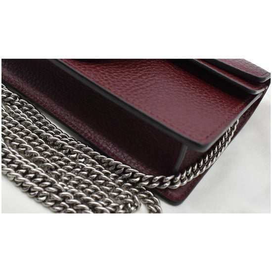 Gucci Dionysus Bag Leather Super Mini Red 2384491