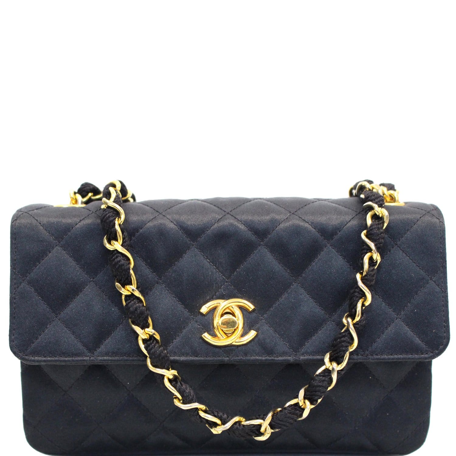 Chanel Timeless Classique small bag, Purse Black Leather ref