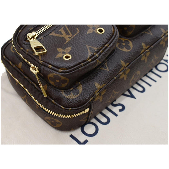 Trocadéro cloth crossbody bag Louis Vuitton Brown in Cloth - 37856731