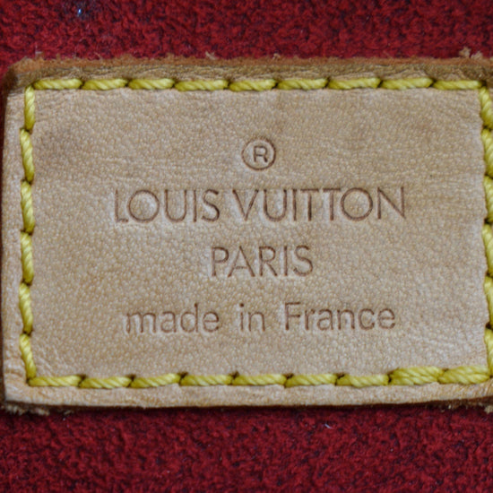 Viva cité cloth handbag Louis Vuitton Brown in Cloth - 38539607