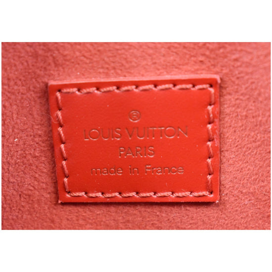 LOUIS VUITTON red epi leather JASMIN bag - VALOIS VINTAGE PARIS