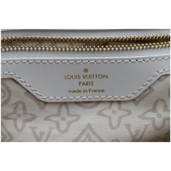 Louis Vuitton Brown Monogram Tahitienne Cabas GM White Beige Leather Cloth  Pony-style calfskin Cloth ref.197713 - Joli Closet