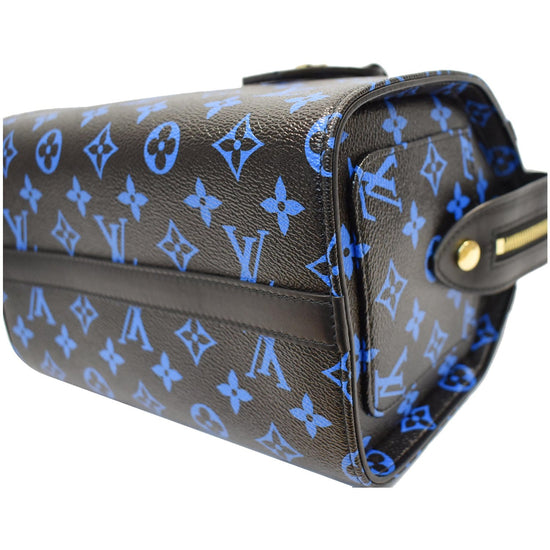 LOUIS VUITTON Colored Monogram Speedy  PM Blue Black 1162780