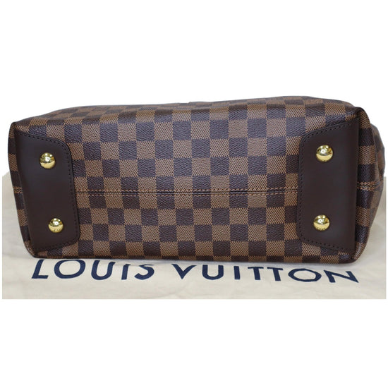 Duomo cloth handbag Louis Vuitton Brown in Cloth - 34534023