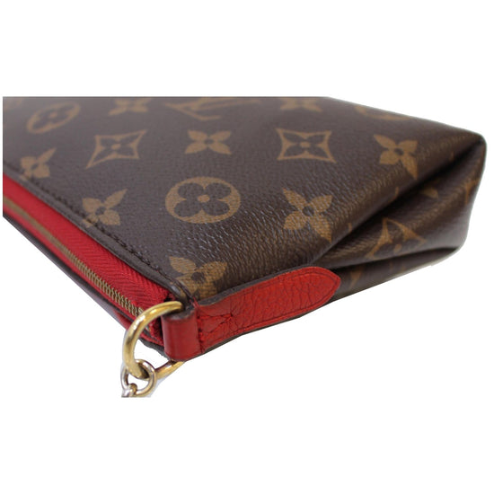 Louis Vuitton Pallas BB Monogram Clutch Dark brown Leather ref.446445 -  Joli Closet