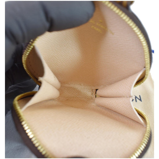 Louis Vuitton Round coin purse Brown Cloth ref.24522 - Joli Closet