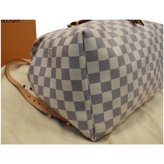 Louis Vuitton LV Women Sperone Backpack in Damier Azur Canvas-Grey - LULUX