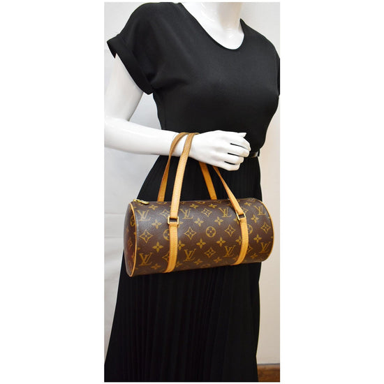 Louis Vuitton Vintage - Monogram Papillon 26 Bag - Brown - Monogram Canvas  and Leather Vachetta Handbag - Luxury High Quality - Avvenice