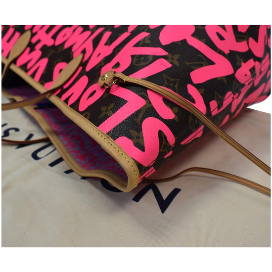 Louis Vuitton Pattern Print, Pink Monogram Graffiti Neverfull GM