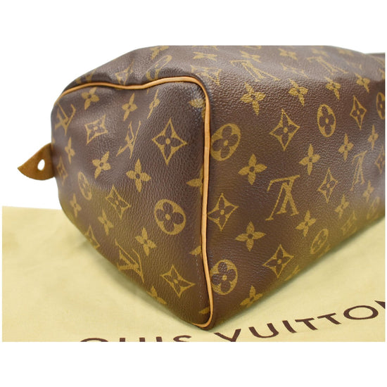 Louis Vuitton Brown Monogram Canvas Speedy 25 Top Handle Bag