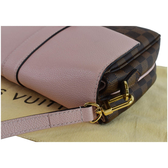 LOUIS VUITTON Clapton Damier Ebene Crossbody Bag Magnolia