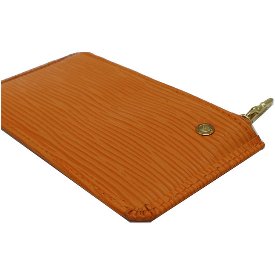 LOUIS VUITTON Epi Leather Pochette Cles Key Pouch Tassel Orange - 15%