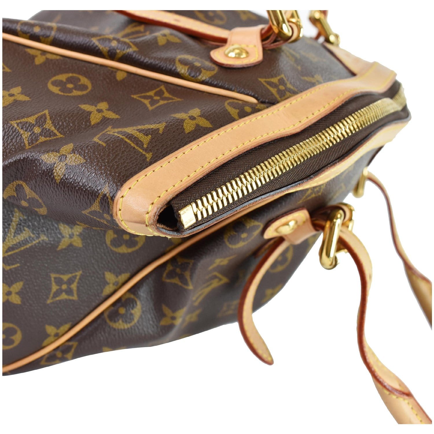 LOUIS VUITTON Tivoli GM Monogram Canvas Shoulder Bag Brown