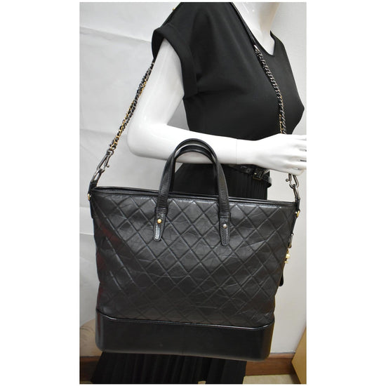 Chanel Large Gabrielle Tote Bag - black on Garmentory