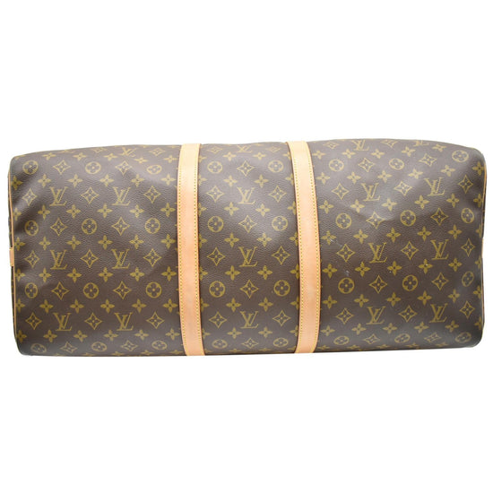 Keepall 60 LOUIS VUITTON monogram canvas shoulder bag - VALOIS