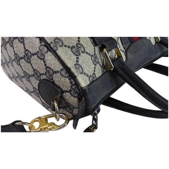 Gucci GG Canvas Shoulder Bag Navy Blue (Pre-Owned) – Royal Watch