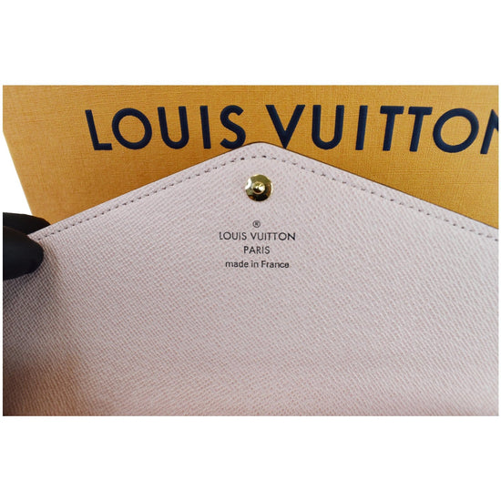  Louis Vuitton Sarah Billetera Monogram Canvas (Rose Ballerine),  Cartera grande : Ropa, Zapatos y Joyería