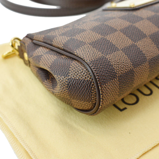 Brown Louis Vuitton Damier Ebene Eva Satchel, SlocogShops Revival