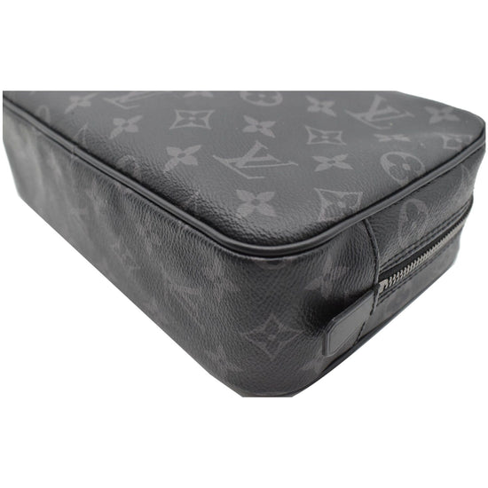 Louis Vuitton Monogram Eclipse Toilet Pouch GM in Black, Women's