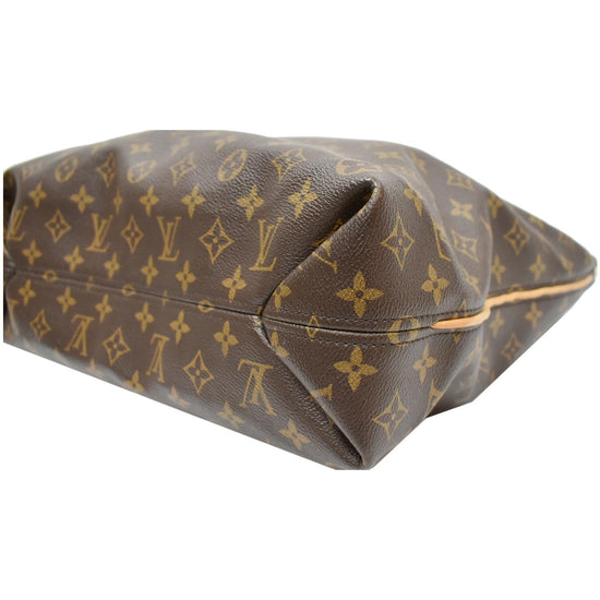 Louis Vuitton Brown Monogram Coated Canvas and Vachetta Leather Sully MM at  1stDibs