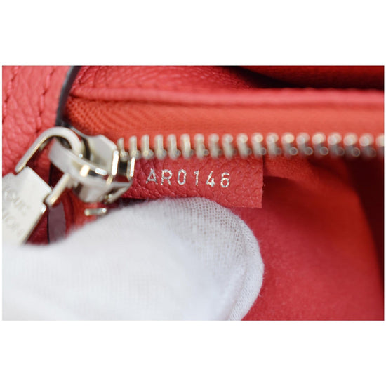 Red Louis Vuitton Monogram Empreinte Twice Bag – Designer Revival