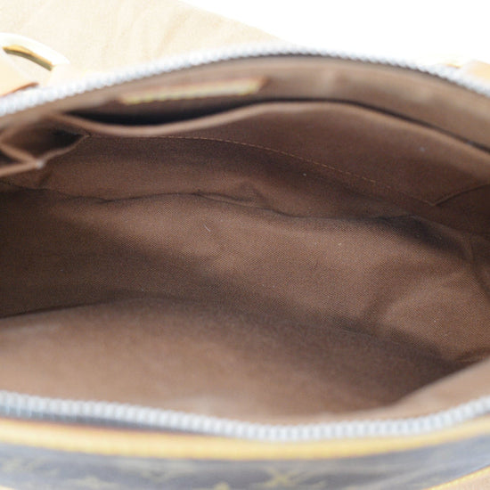 Louis Vuitton Brown Monogram Tulum GM Leather Cloth ref.142630