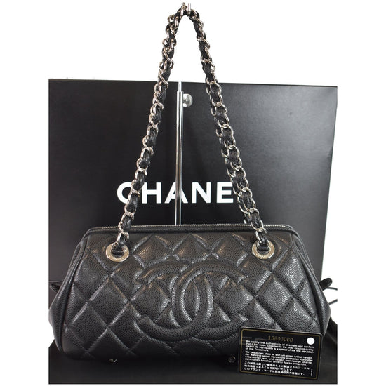 Chanel Caviar Leather Timeless CC Small Bowler Bag (SHF-SYECsY) – LuxeDH