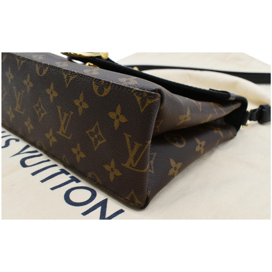 Louis Vuitton Saint Michel M44030 Monogram Canvas / Epi Leather Noir Black