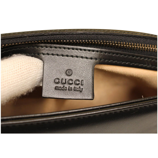 GUCCI GG Marmont Small Top Handle Shoulder Bag Black 498110