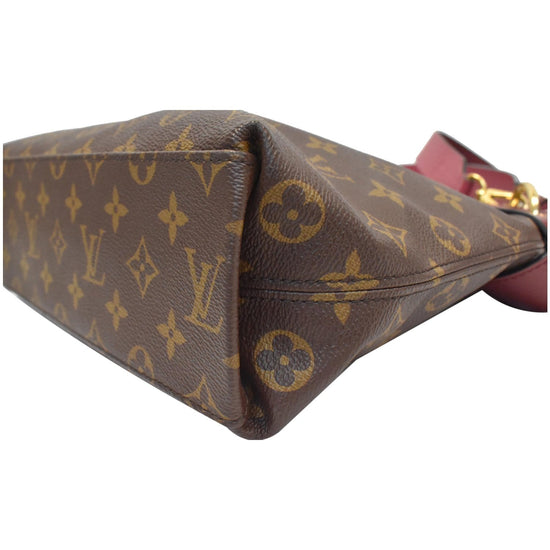 LOUIS VUITTON Tuileries Besace Monogram Canvas Shoulder Bag Rose