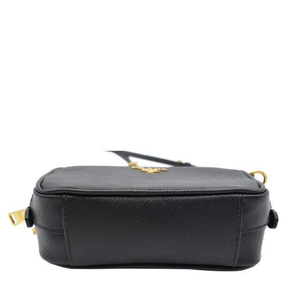 Prada - Black Leather Mini Camera Bag