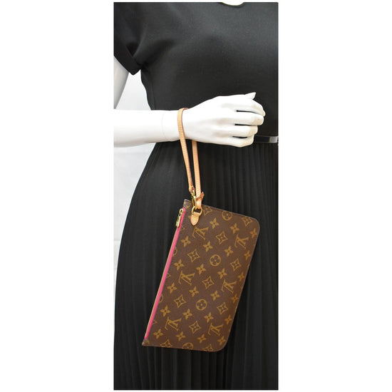 Louis Vuitton Pochette Monogram from A Neverfull Wristlet Crossbody