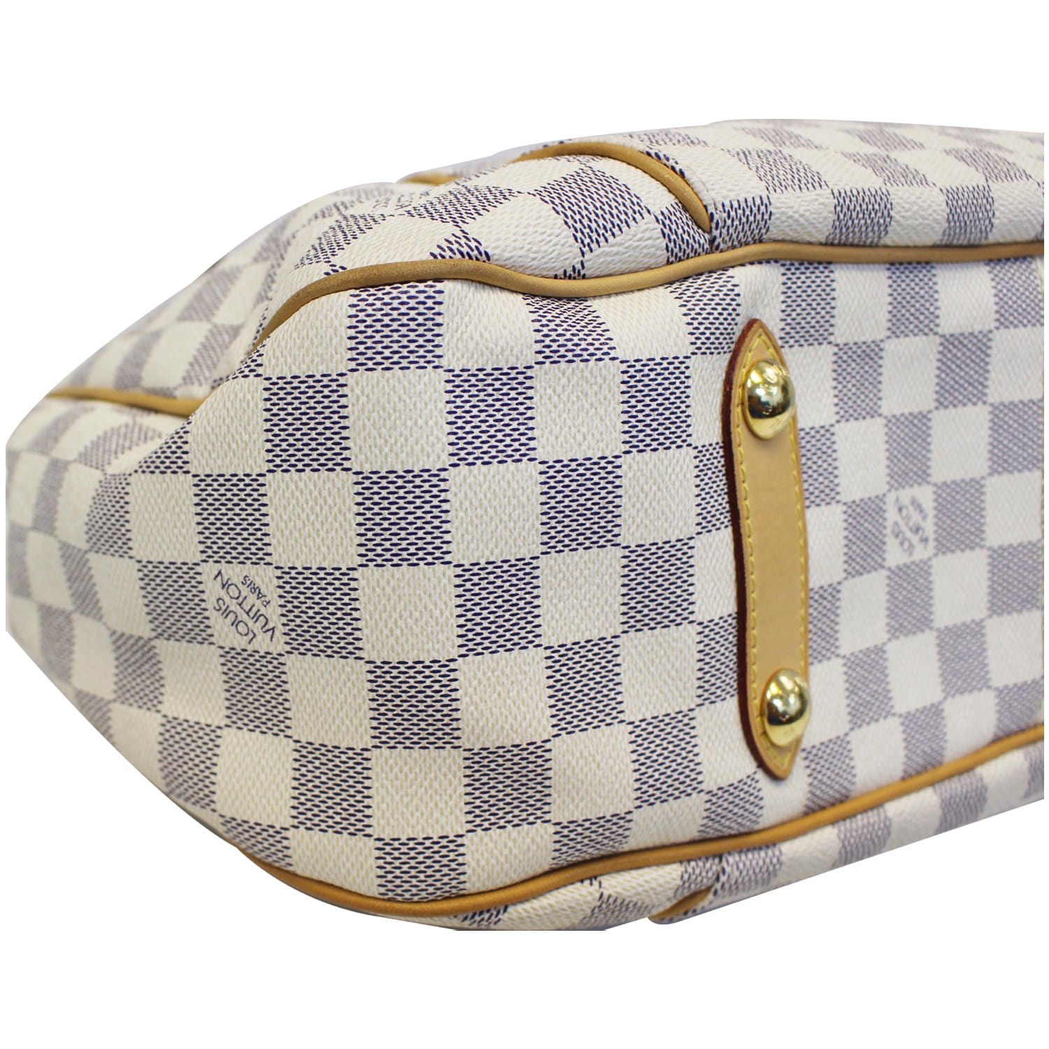 LOUIS VUITTON Galliera PM Damier Azur Shoulder Bag White-US