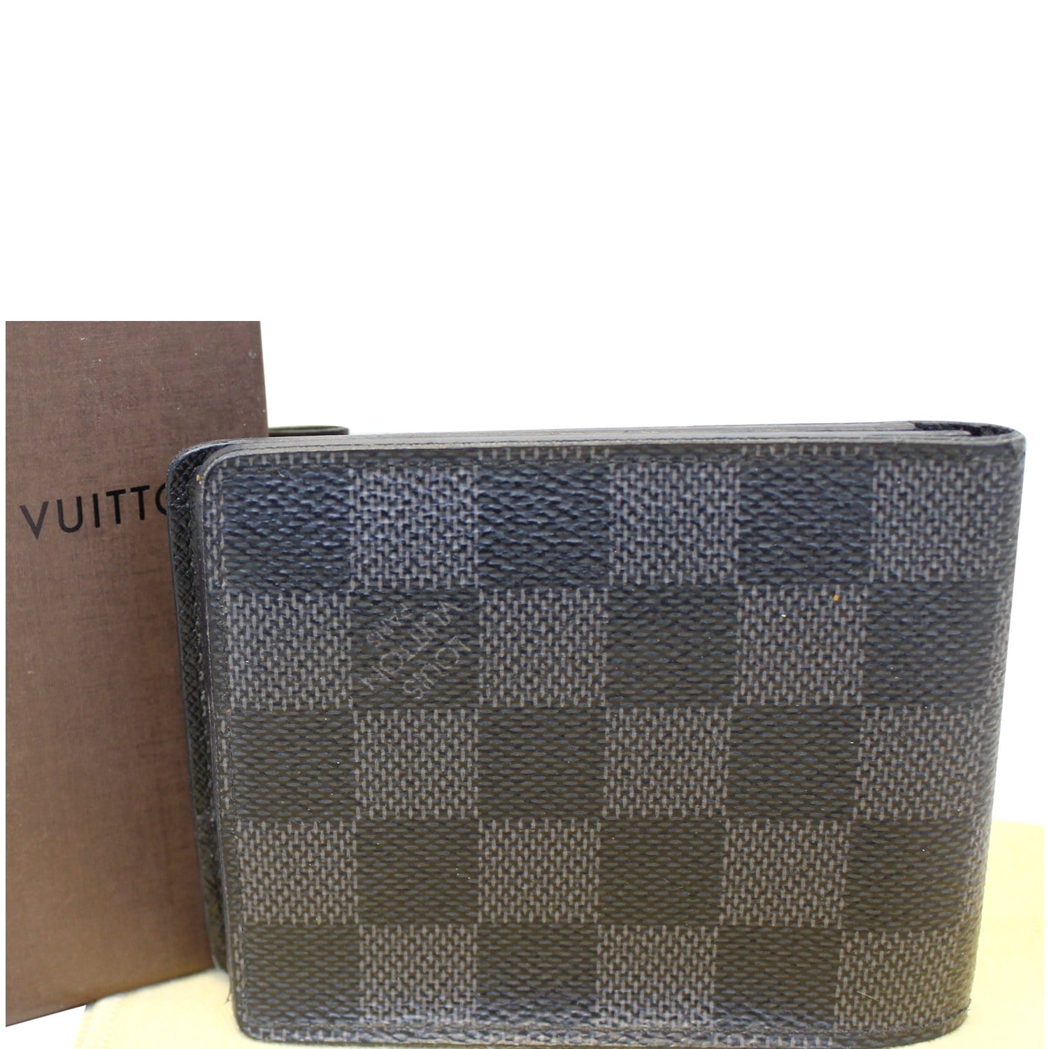 Slender Wallet Damier Graphite Canvas - Personalization