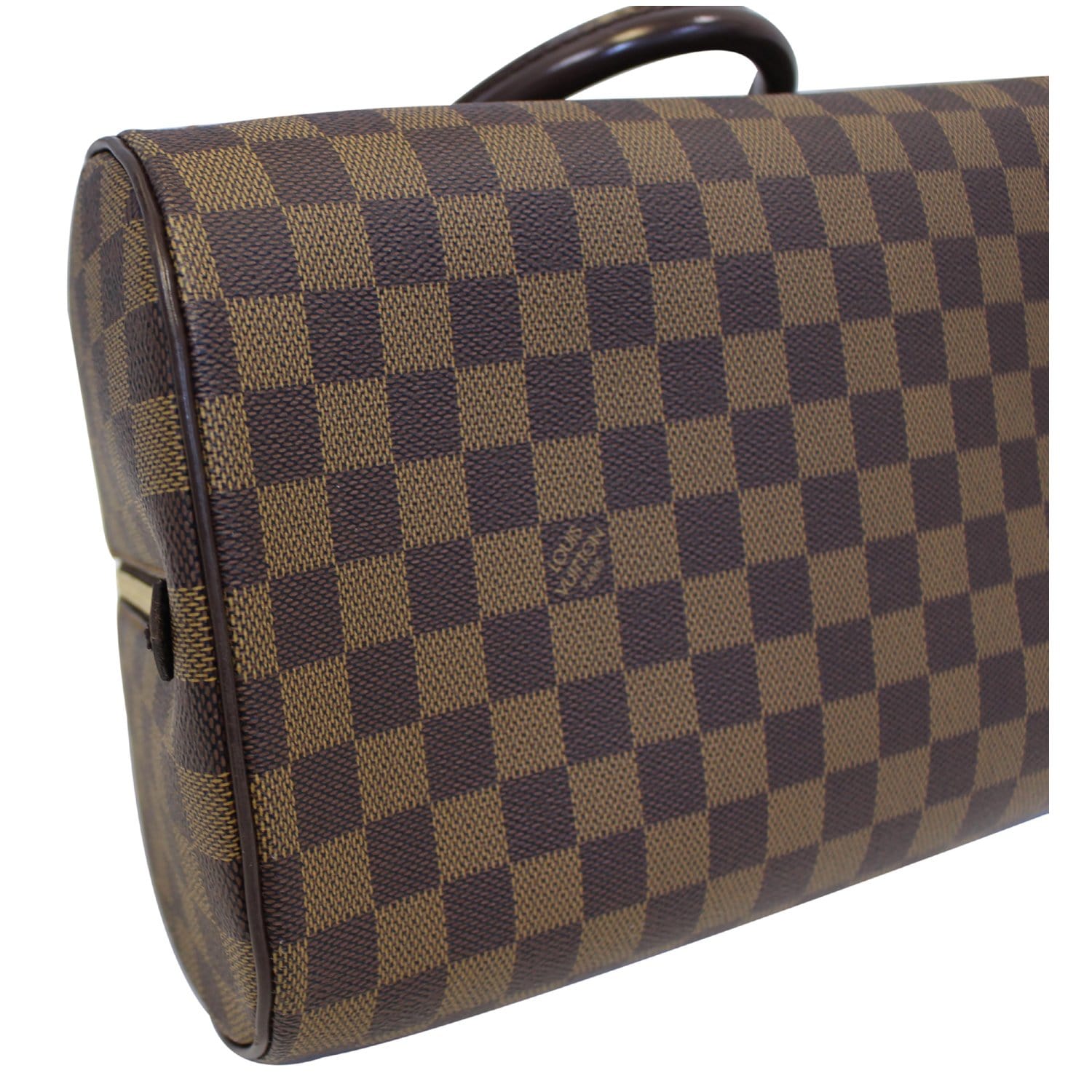 LOUIS VUITTON Ribera MM Damier Ebene Satchel Bag Brown-US