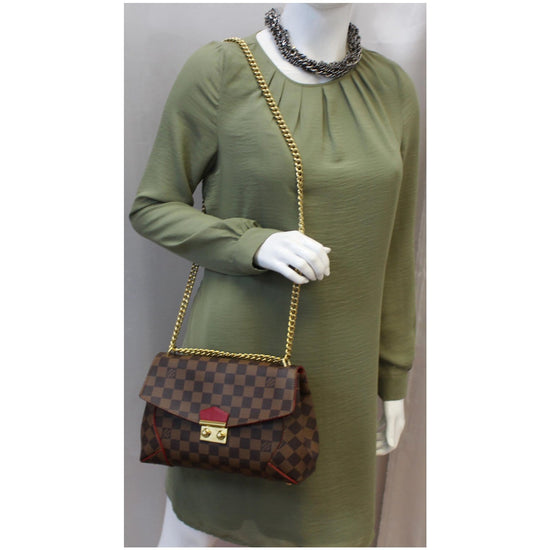 Louis Vuitton Caissa Damier shoulder bag ebene Brown Cloth ref.1036265 -  Joli Closet