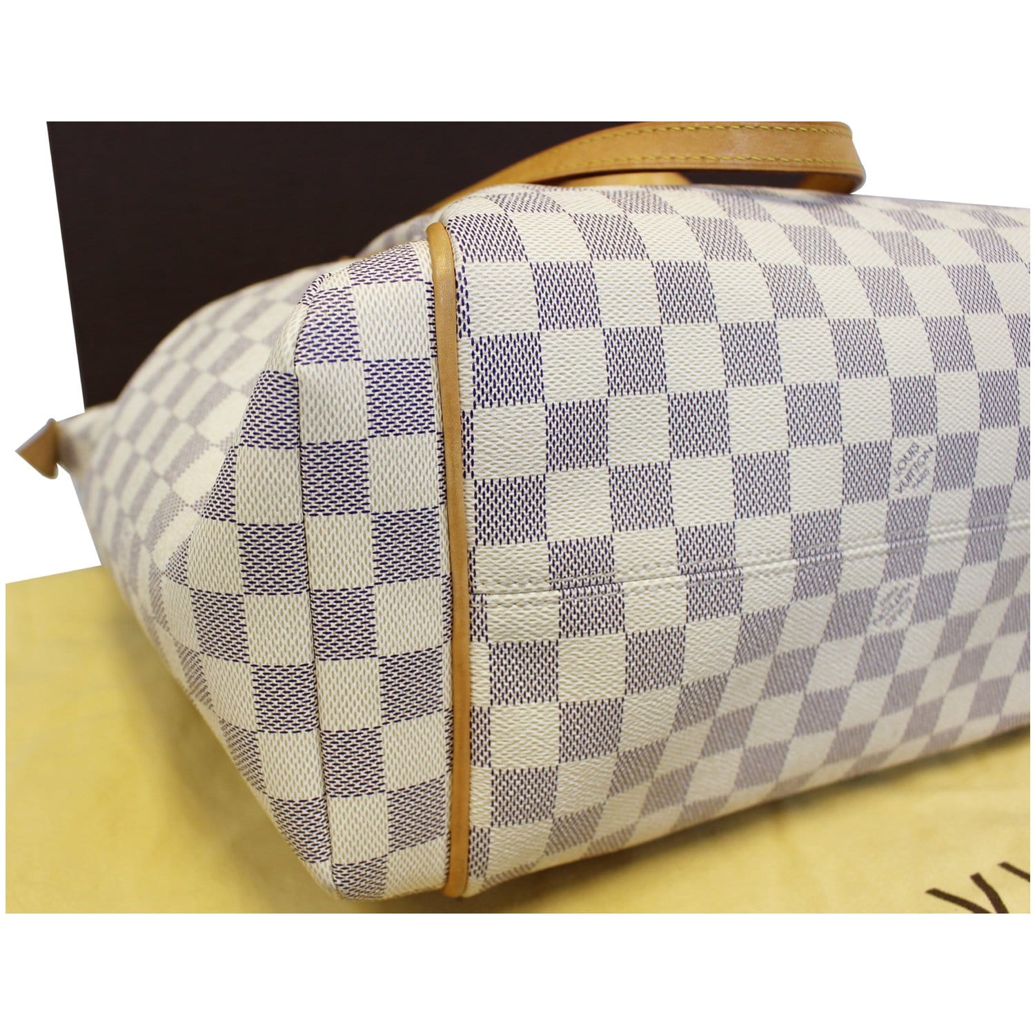 LOUIS VUITTON Damier Azur Siracusa MM Hand Bag N41112 LV Auth rh207  ref.600840 - Joli Closet