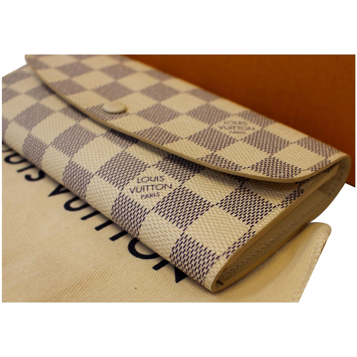 Louis Vuitton Emilie Wallet Damier Azur White - Lv Wallet