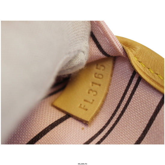 Louis Vuitton Neverfull MM monogram rose ballerine shoulderbag tote canvas  vintage Brown Pink Leather Cloth ref.850288 - Joli Closet