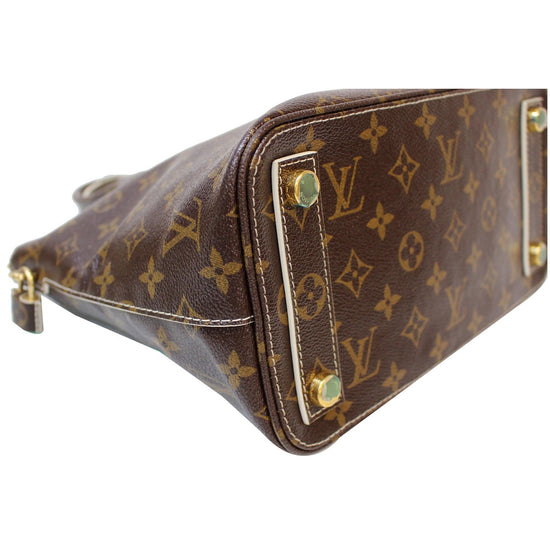 Louis Vuitton Lock It Blurry Monogram Brown in Coated Canvas/Cowhide Leather  with Gold-tone - US