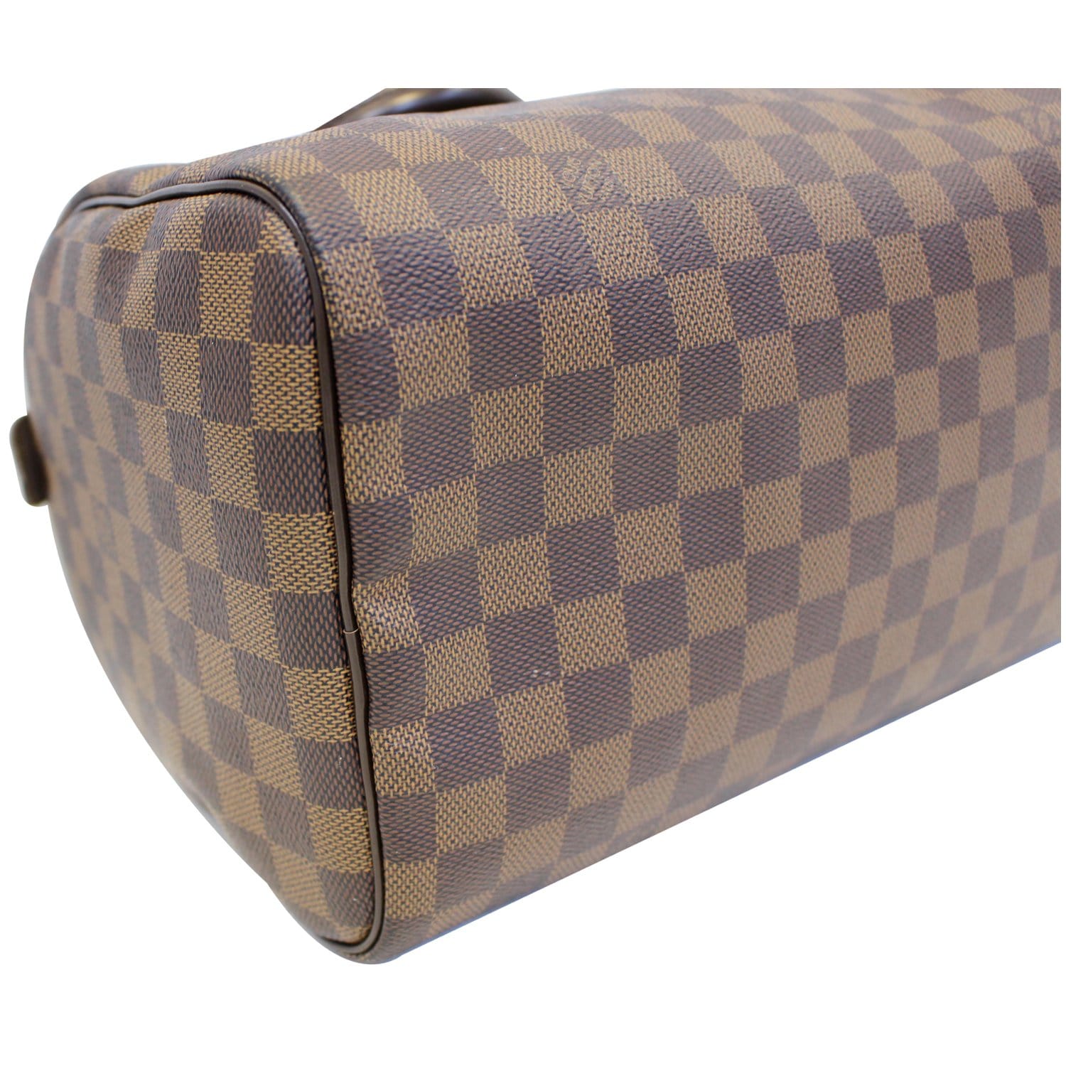 LOUIS VUITTON Speedy 30 Damier Ebene Satchel Bag Brown-US