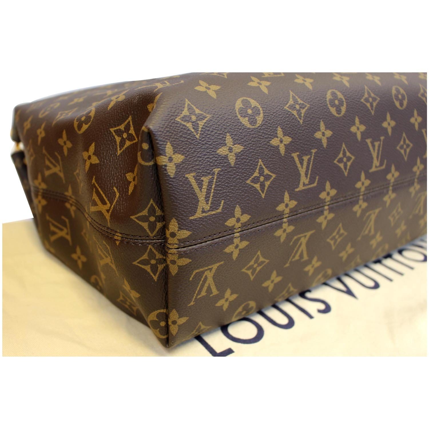 LOUIS VUITTON Graceful MM Monogram Canvas Shoulder Bag-US