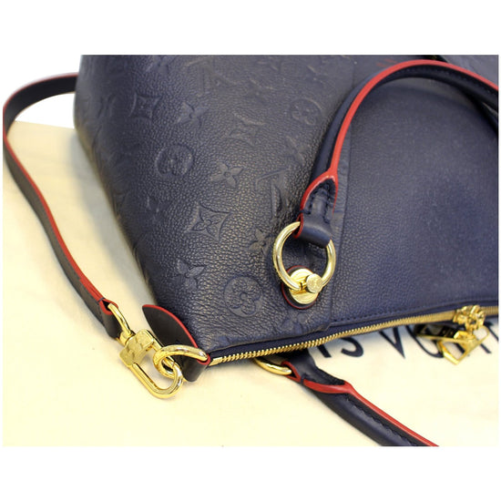 LOUIS VUITTON Empreinte V Tote MM Marine Rouge 1186915